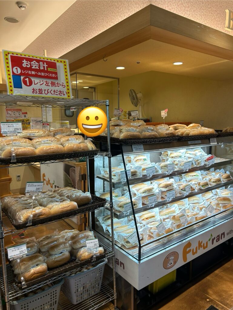 盛岡駅の福田パン店頭販売