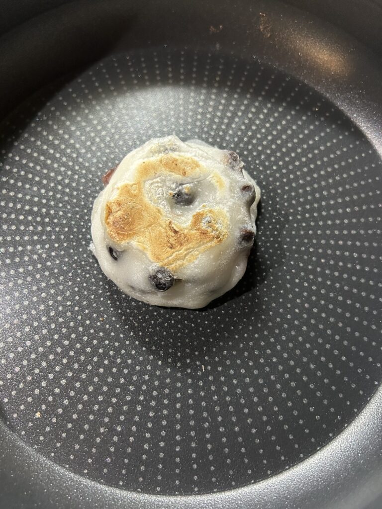 ふたば豆餅を焼き豆餅にして食べる